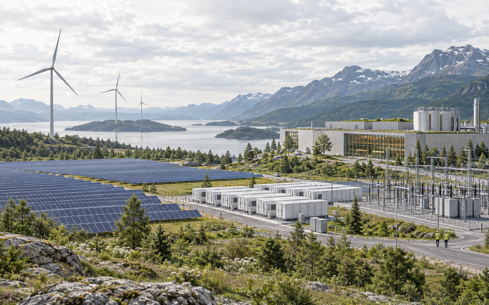 Integrated renewable energy campus
